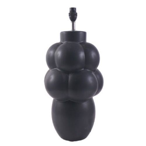 Black Ceramic Lamp Base