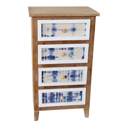 4 Drawer Tye Dye Chest of Drawers