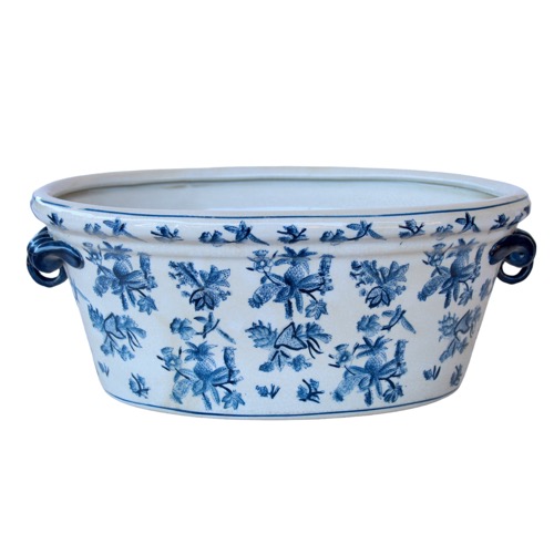 Blue Floral Footbath