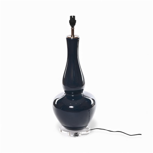Blue Ceramic Lamp Base