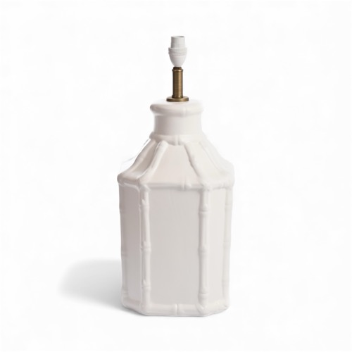 Ceramic Bamboo Style Lamp Base