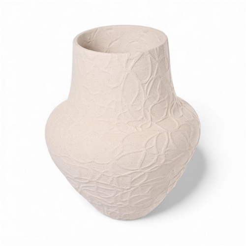 Planter With Squiggles