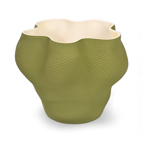 3D Wavy Large Planter