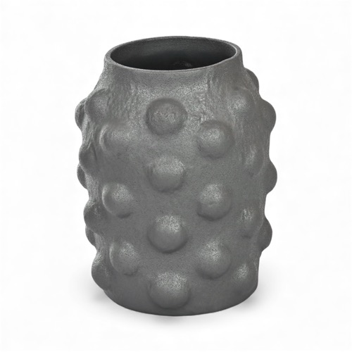 Black Planter with Bobbles