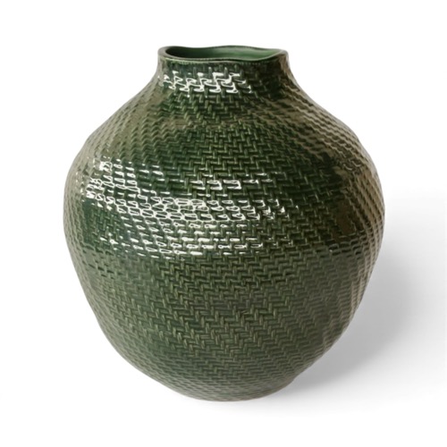 Extra Large Basket Weave Vase