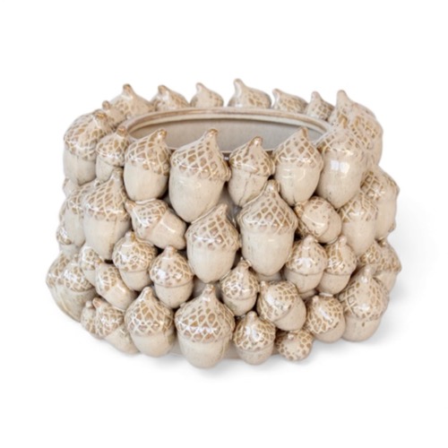 Large Acorn Ceramic Vase