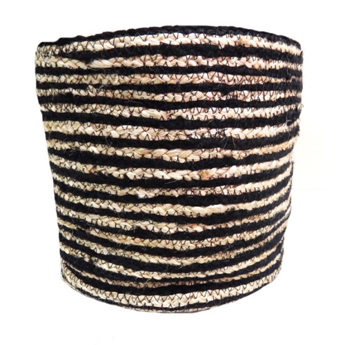 Black Jute Basket