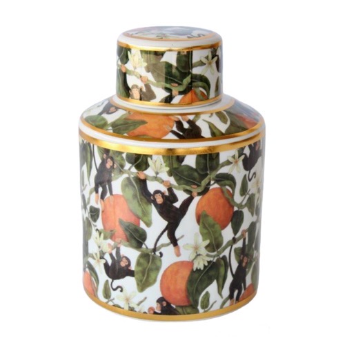 Monkey & Oranges Ginger jar