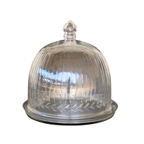 Large Leaf Cut Out Border Dome & Base