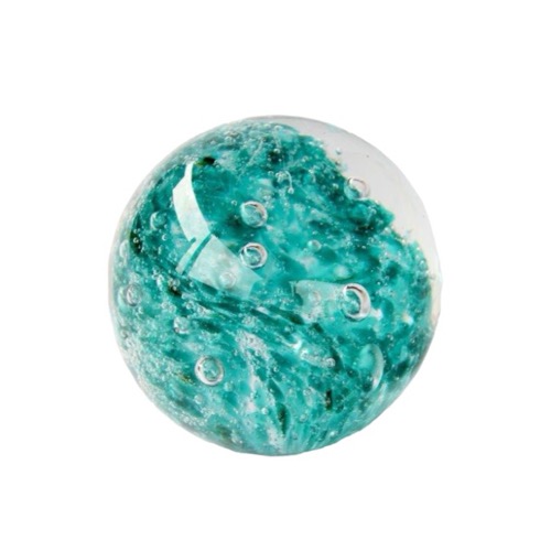 Small Aqua Paperweight