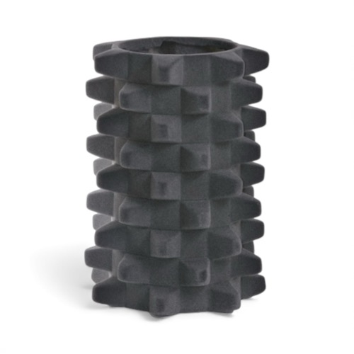 Planter With Detail And Felt Coating