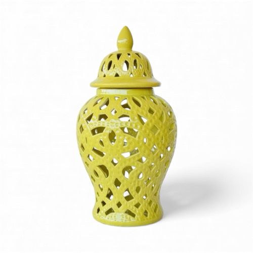 Extra Large Lime Green Ginger Jar