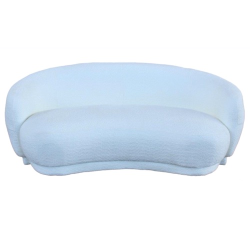 Ready made Light Cream 2 Seater Sofa