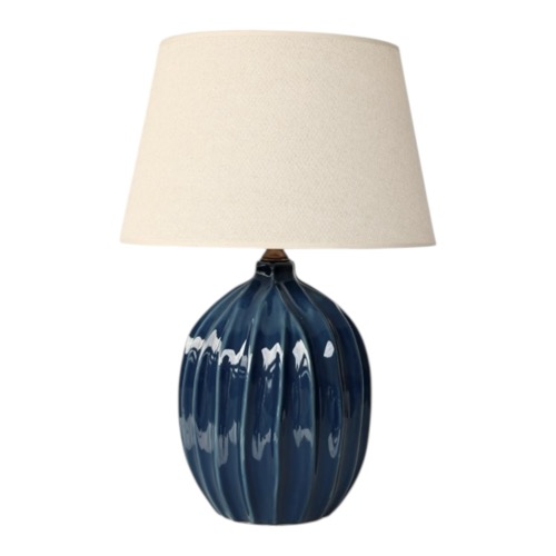 Blue Ceramic Lamp